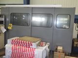 a large machine that is sitting in a warehouse