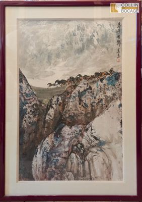 Ecole chinoise contemporaine Chevaux