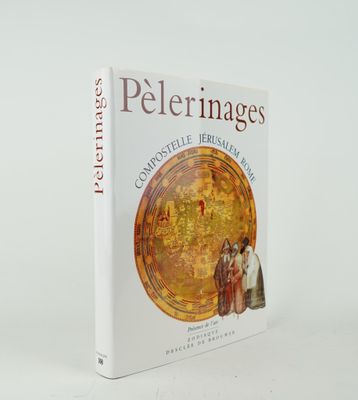 the front cover of a book with a picture of people standing in front of it