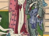 an image of a woman in a kimono robe and other women in kimono robes