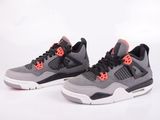 Nike Air Jordan 4 Retro « Cool Grey / Noir - Orange infrarouge »
