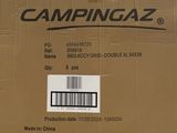 packaging of a box with a barcode on it for campingazz