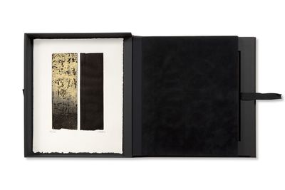 Pierre Soulages (1919 - 2022) Eau-forte XL, 1996 Coffret toi…