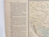 an old map of the ottoman empire with a map of the ottoman empire on it