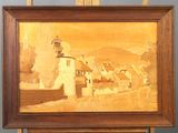 une image d'une image d'une peinture sur un chevalet