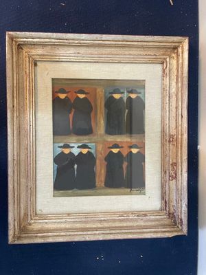 une image d'un tableau accroché au mur d'une pièce