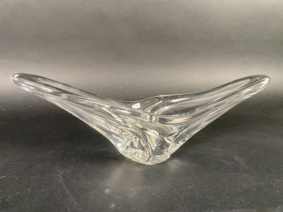 DAUM France Coupe en cristal étirée