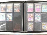 a picture of a binder with a lot of cards inside of it