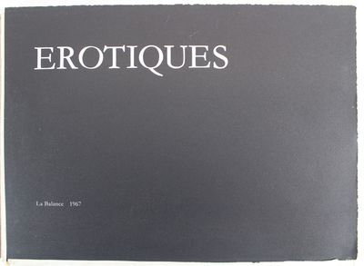 JOUSSON Pierre. Erotiques. La Balance, 1967.