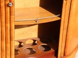 an image of a wooden cabinet with a glass top