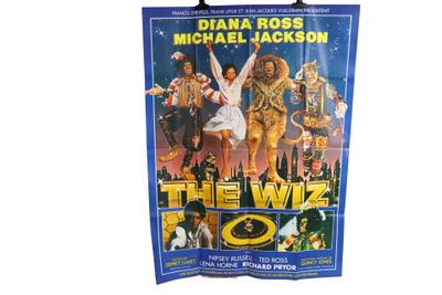 Réunion de 2 affiches du film "The wiz" de 1978 par Sydney L…