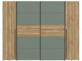 an image of a drawing of a sliding door with two doors