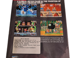 a video game on the back cover of the box