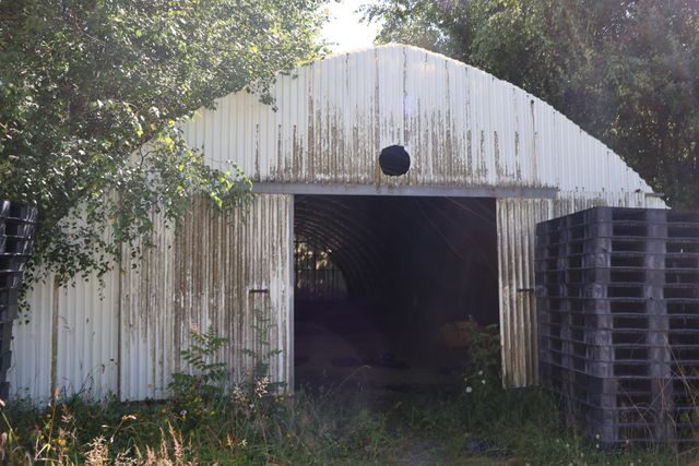 Tunnel structure acier galvanisé non scellée, isolation laine de ...