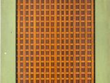 an image of a window with a lattice pattern on it