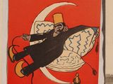 two old postcards of a man in a turban and a man in a turban