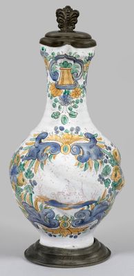 Fayence enghalskanne de Nuremberg, verre de qualité supérieu…