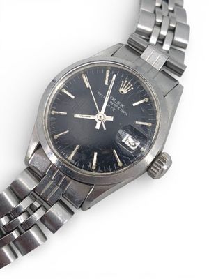 ROLEX : Montre bracelet de dame en acier, modèle Oyster perp… - Photo 1