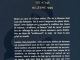 the back of a bottle of 18 ans single cas