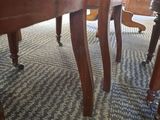 several chairs that are sitting in a room