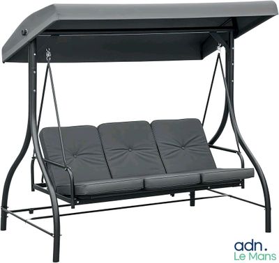 an image of a swing chair with a canopy over it