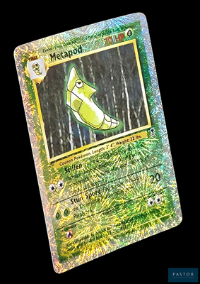 une carte Pokémon sur laquelle figure l'image d'une banane