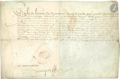 Charles de Lorraine, duc de MAYENNE (1554-1611) chef de la L…