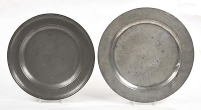 pair of silver plate on stand on white background