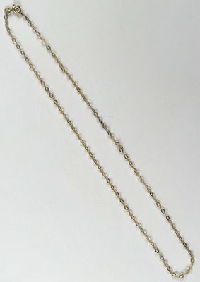 Chaine en or 750 millièmes à maille forçat. - Photo 1