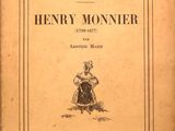 an old book with a picture of a woman sitting on a chair