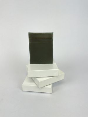 PETITE MAROQUINERIE - PORTE CARTE Modèle Kaki + Bronze