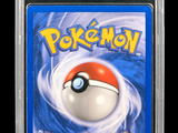 the pokemon now sold card is in a clear plastic holder