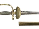 two different types of swords on a white background