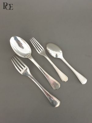 PUIFORCAT, Couvert de table et couvert à entremets en argent… - Photo 1