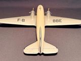 a model of a plane that is on a table