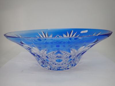 BRUNNER Coupe en cristal bicolore, diam. 25cm (un éclat) - Photo 1