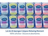 Lot de 20 éponges Calypos « Relaxing Moment »