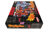 a box with a video game on it on a white surface