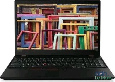 lenovo thinkpad x1 laptop with a colorful picture on the screen
