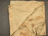 a close up of a piece of cloth on a table