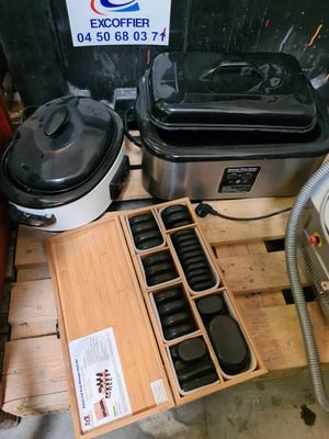 a lot of different items that are sitting on a pallet