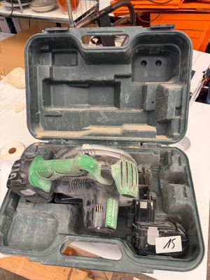 a tool in a case on a table in a room