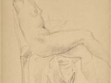 l'image d'un dessin représentant une femme assise sur une chaise