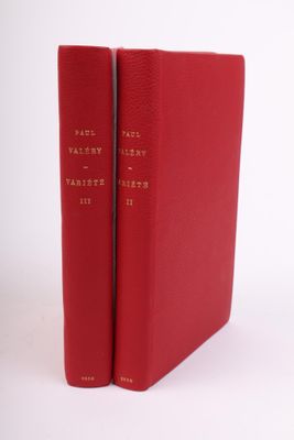 VALERY (Paul) Variétés. 2 vol. (T. 2 & 3) pt in-8 reliés ple…