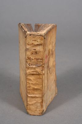 an old book that is sitting on a table