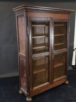Bibliothèque de poupée en placage de bois peint. (photo 6)