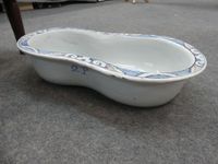 Chaise de commodité ou bidet en hêtre mouluré et tapissé de … (photo 6)