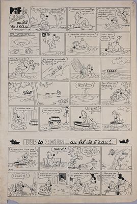 a black and white comic strip with cartoon characters on it