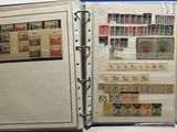 a binder with a lot of stamps on it
