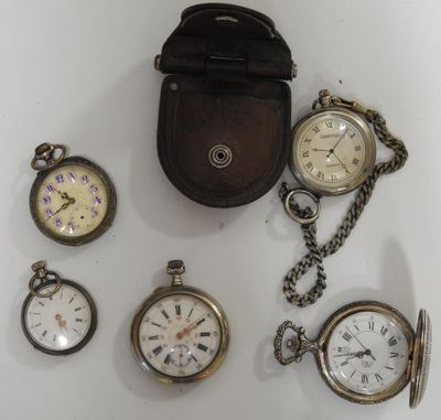 Montre à Gousset Quartz - Lot De 19 - Occasion - Modèles Variés Sans Marque